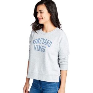 Classic Vineyard Vines Grey Crewneck Sweatshirt